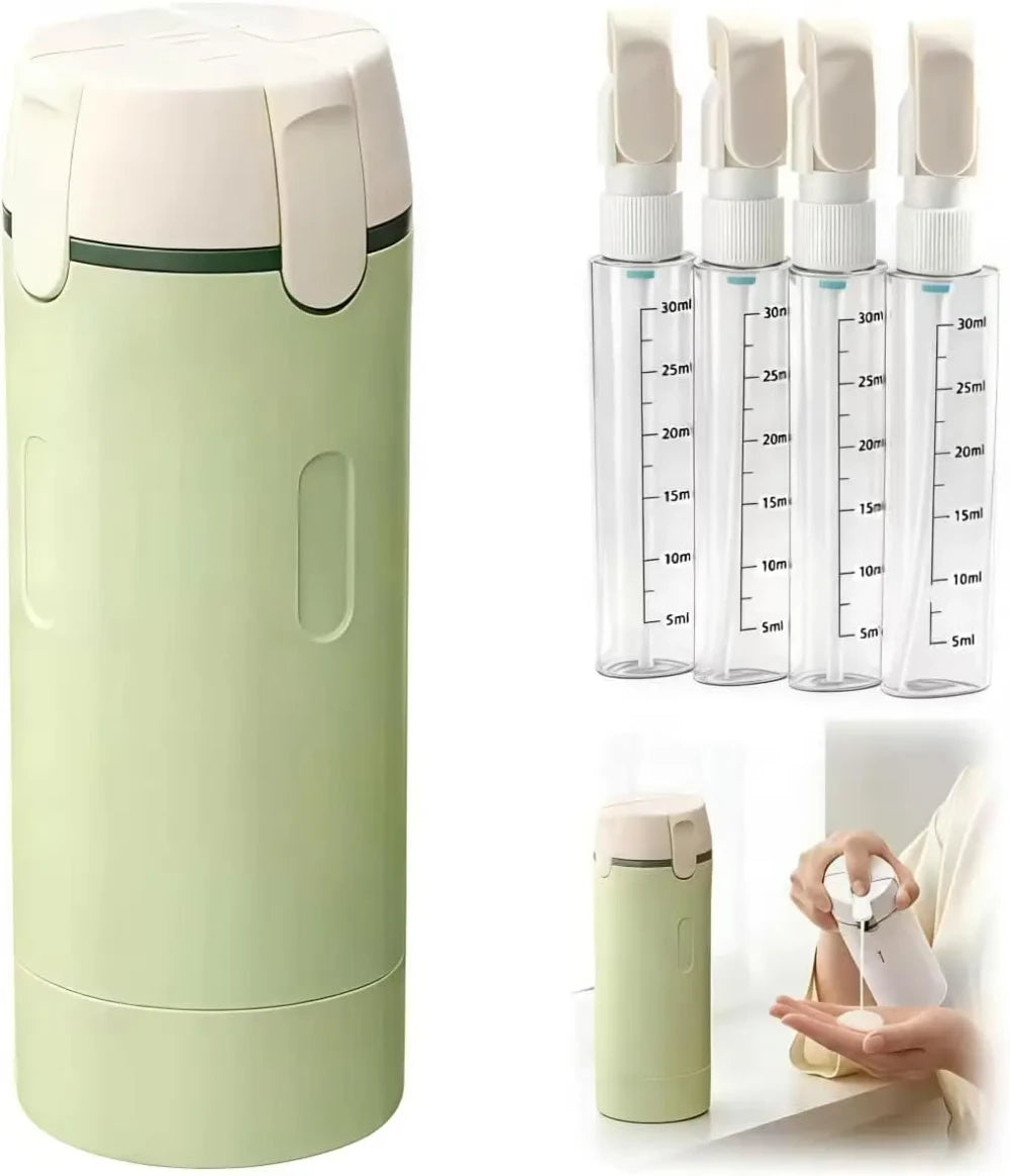 4 in 1 Travel Toiletry Dispenser