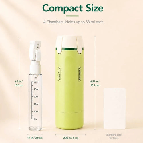 4 in 1 Travel Toiletry Dispenser